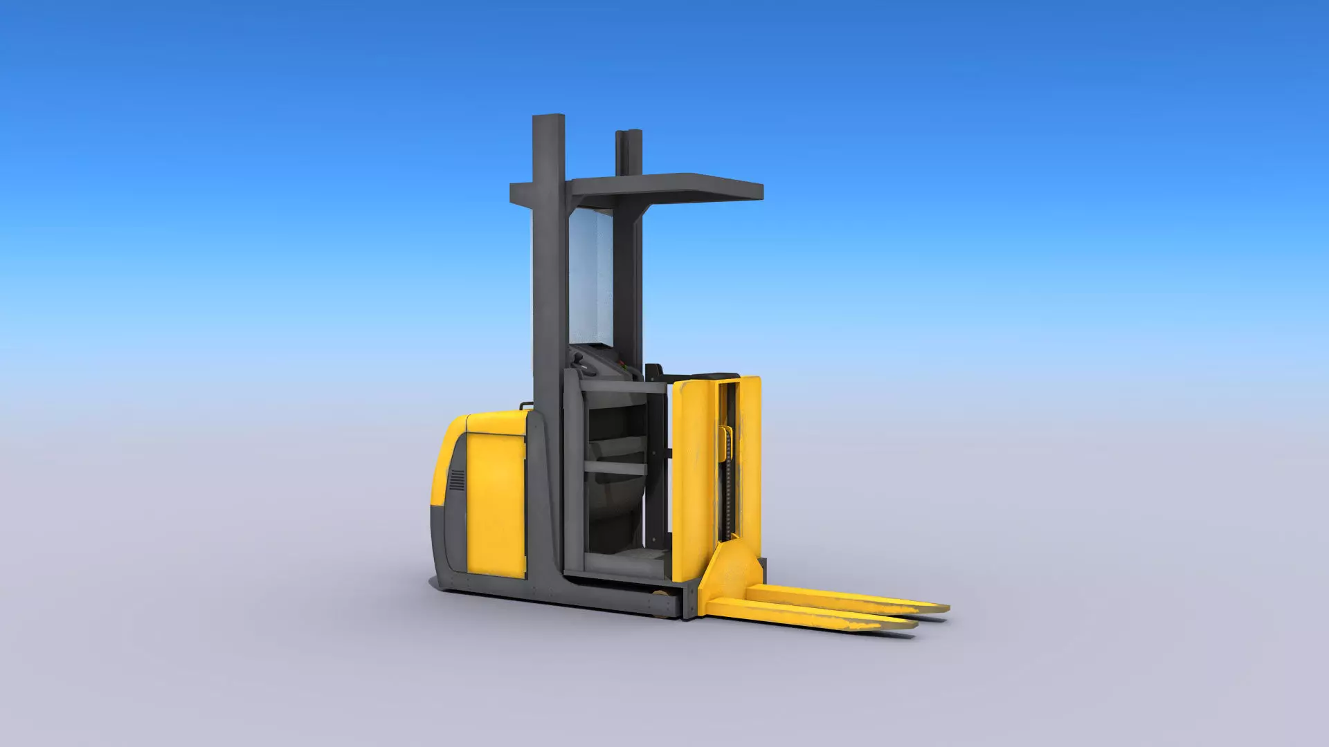 Order Picker Low-poly 3D model_0