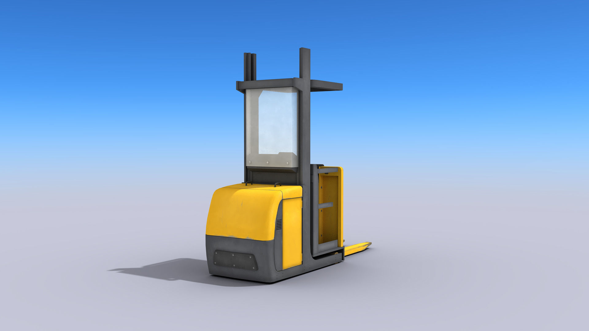 Order Picker Low-poly 3D model_4