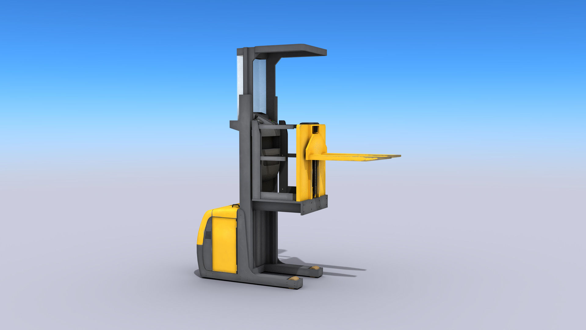 Order Picker Low-poly 3D model_3