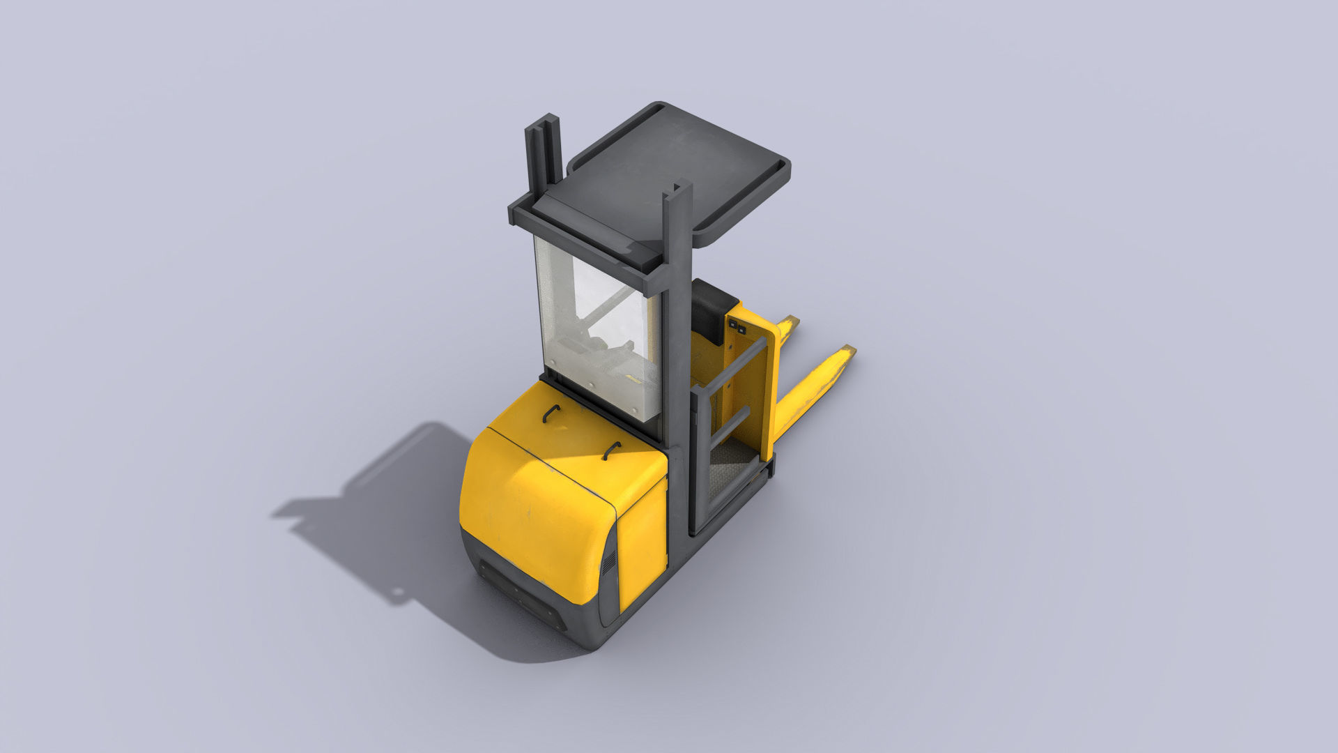 Order Picker Low-poly 3D model_8