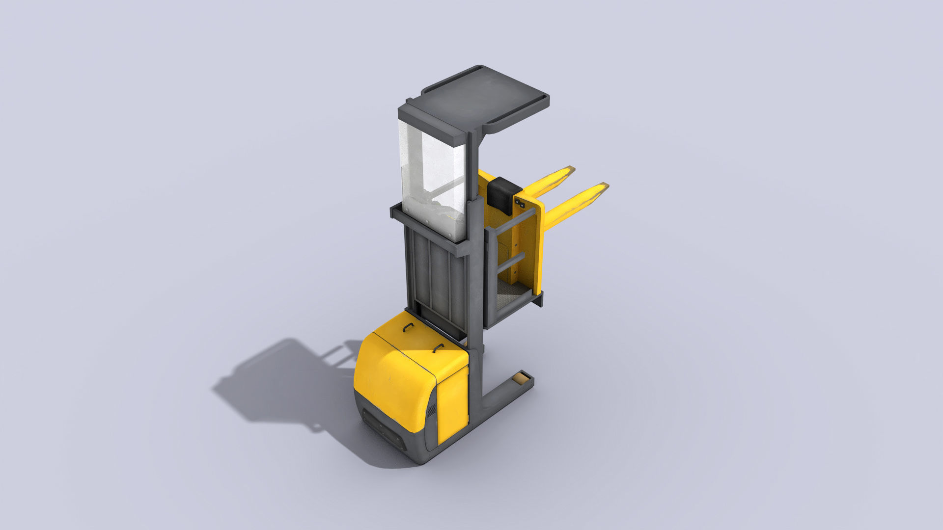 Order Picker Low-poly 3D model_9