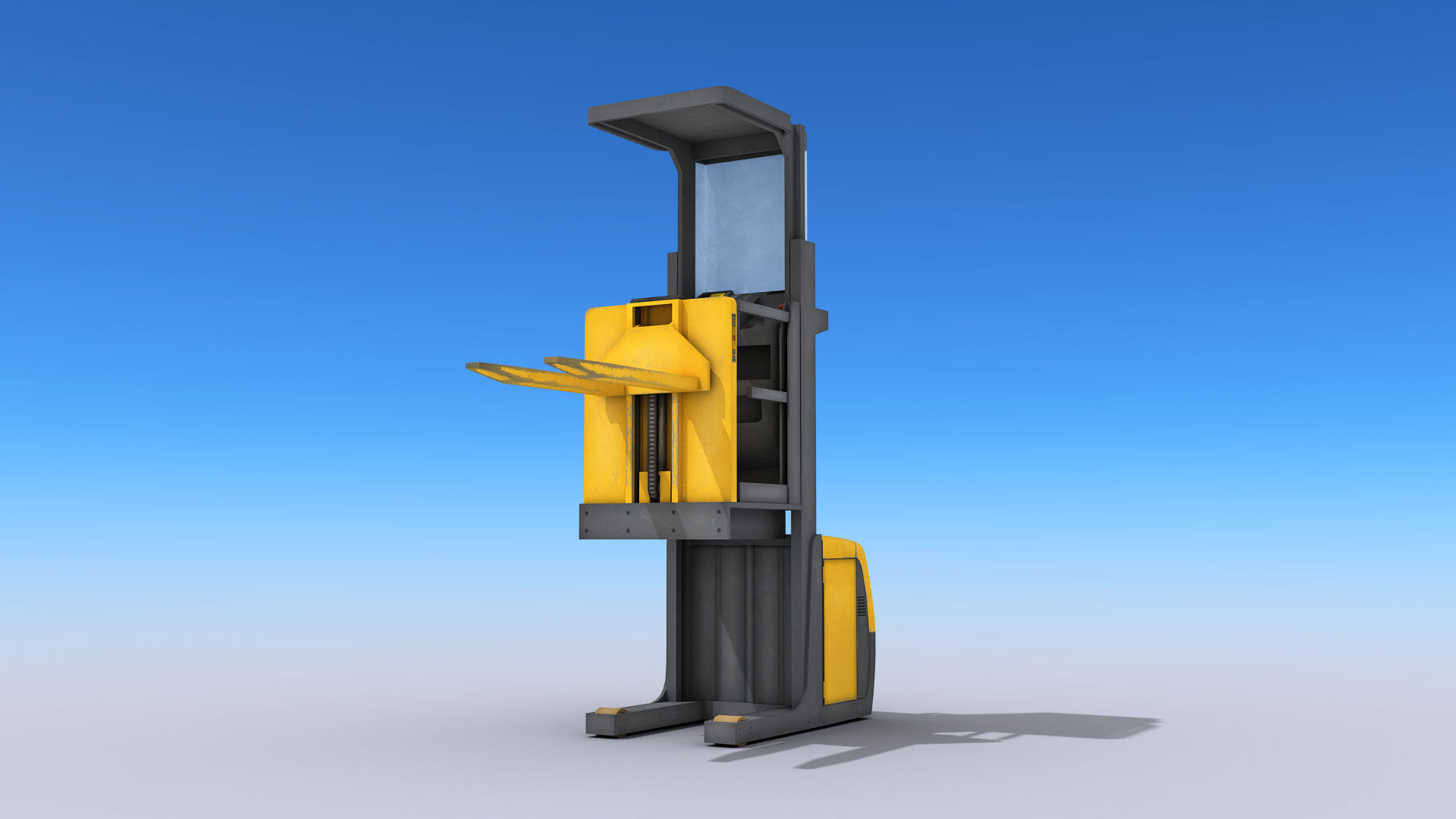 Order Picker Low-poly 3D model_2