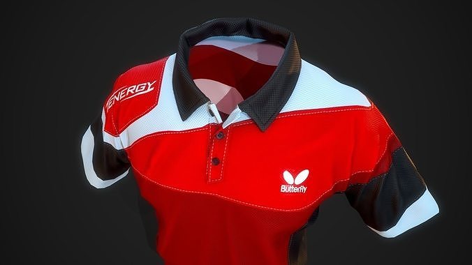  3d model sports uniform  Low-poly 3D model