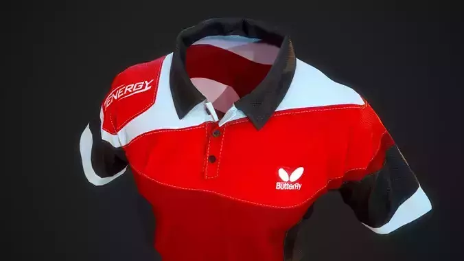  3d model sports uniform 