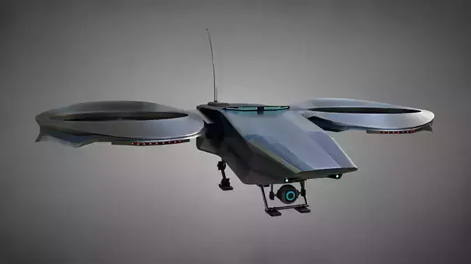 Cyberpunk Scout Drone