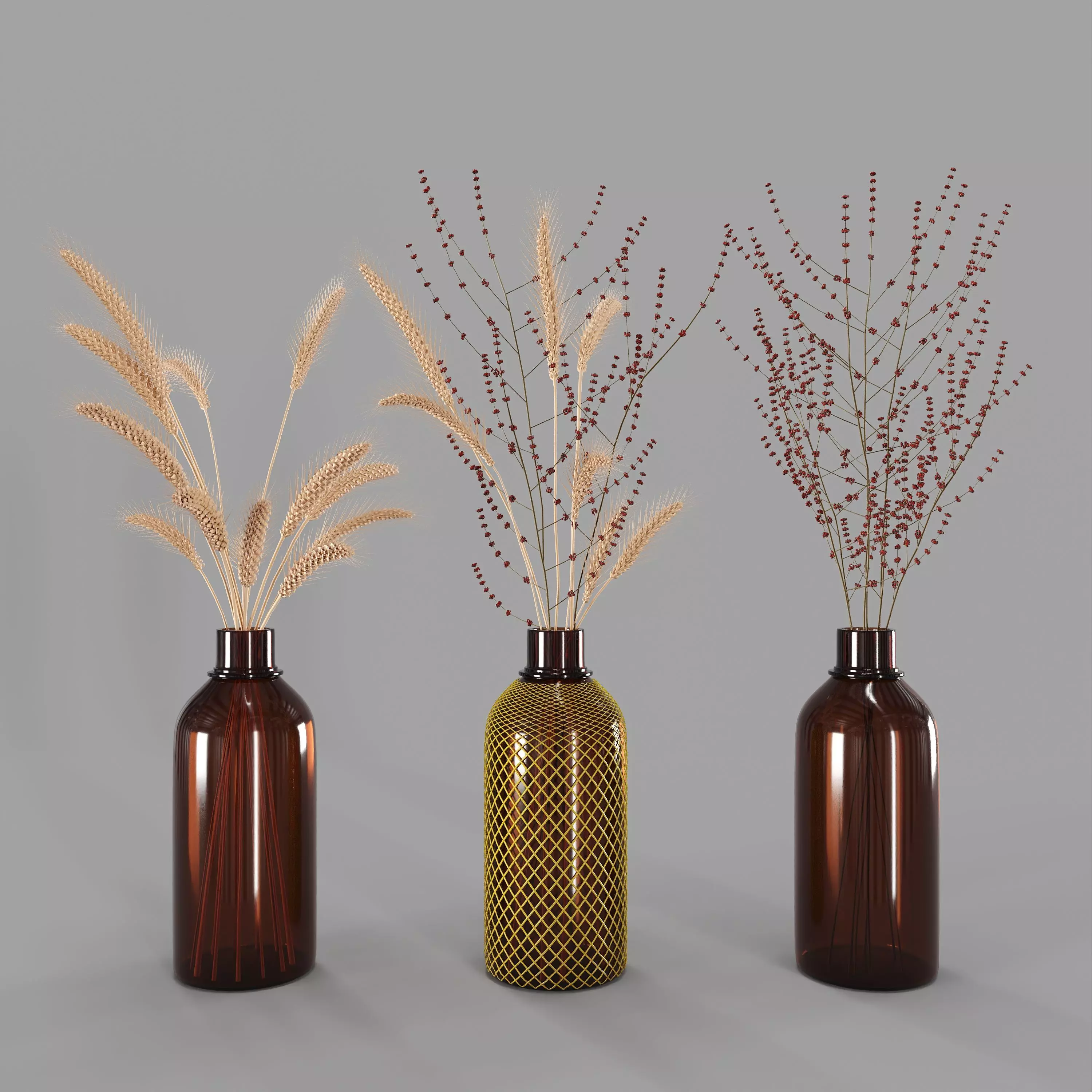 Hemase Collection Bouquet No5 Low-poly 3D model_0