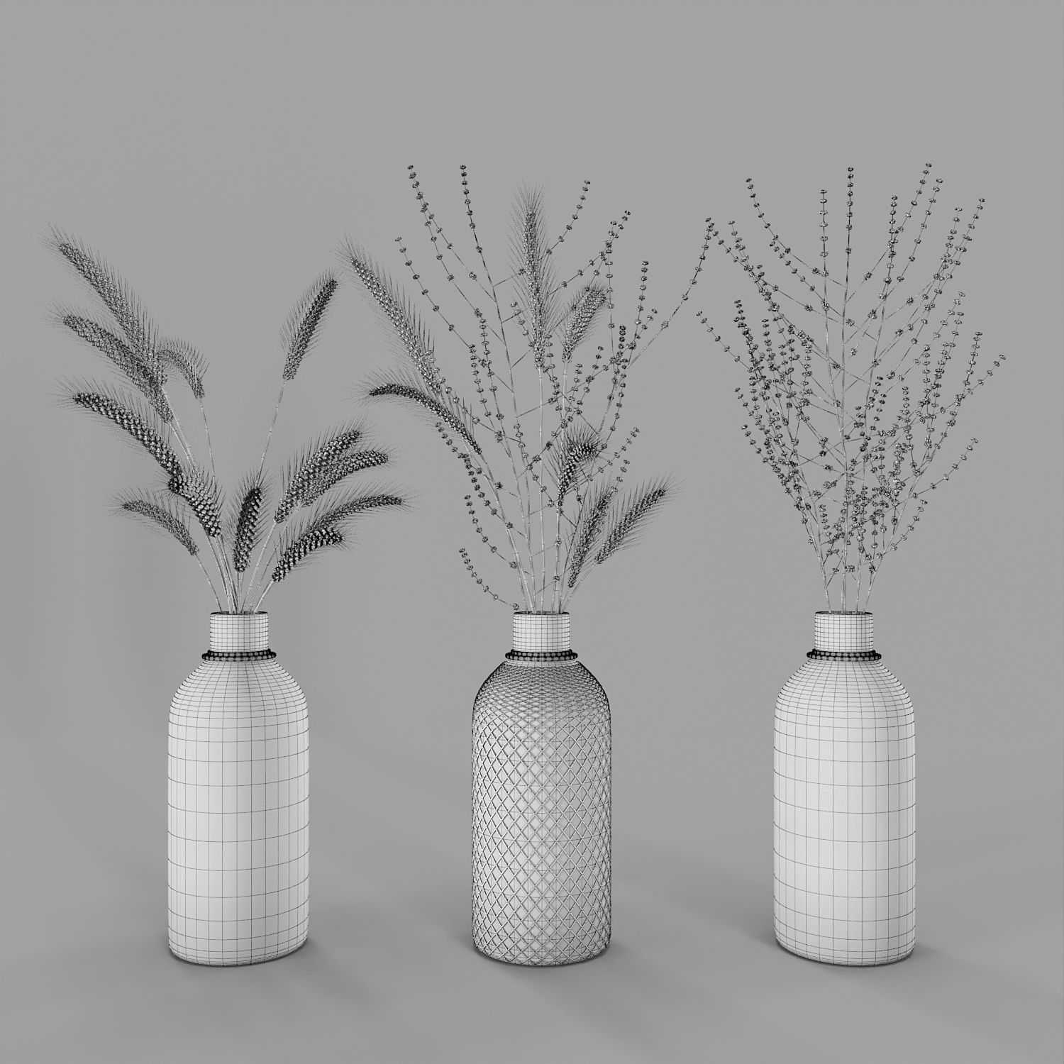 Hemase Collection Bouquet No5 Low-poly 3D model_2