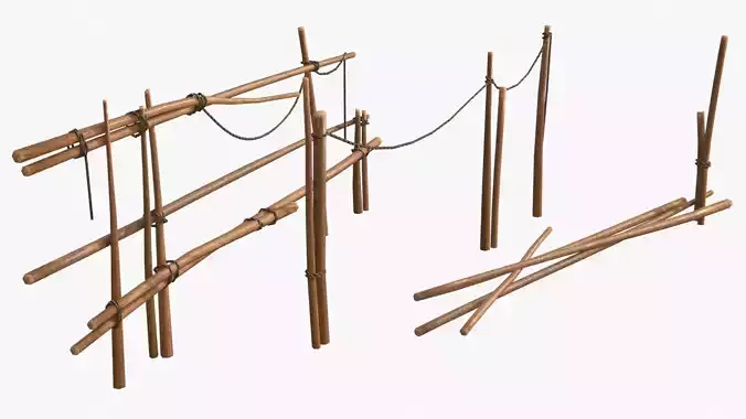 Old Wooden Fences 01