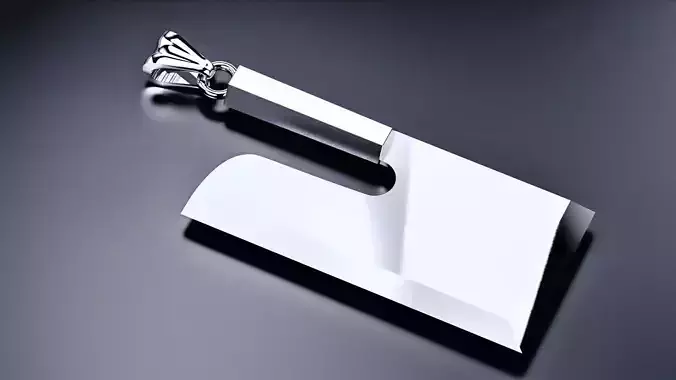 Japanese SOBAKIRI Knife Pendant 