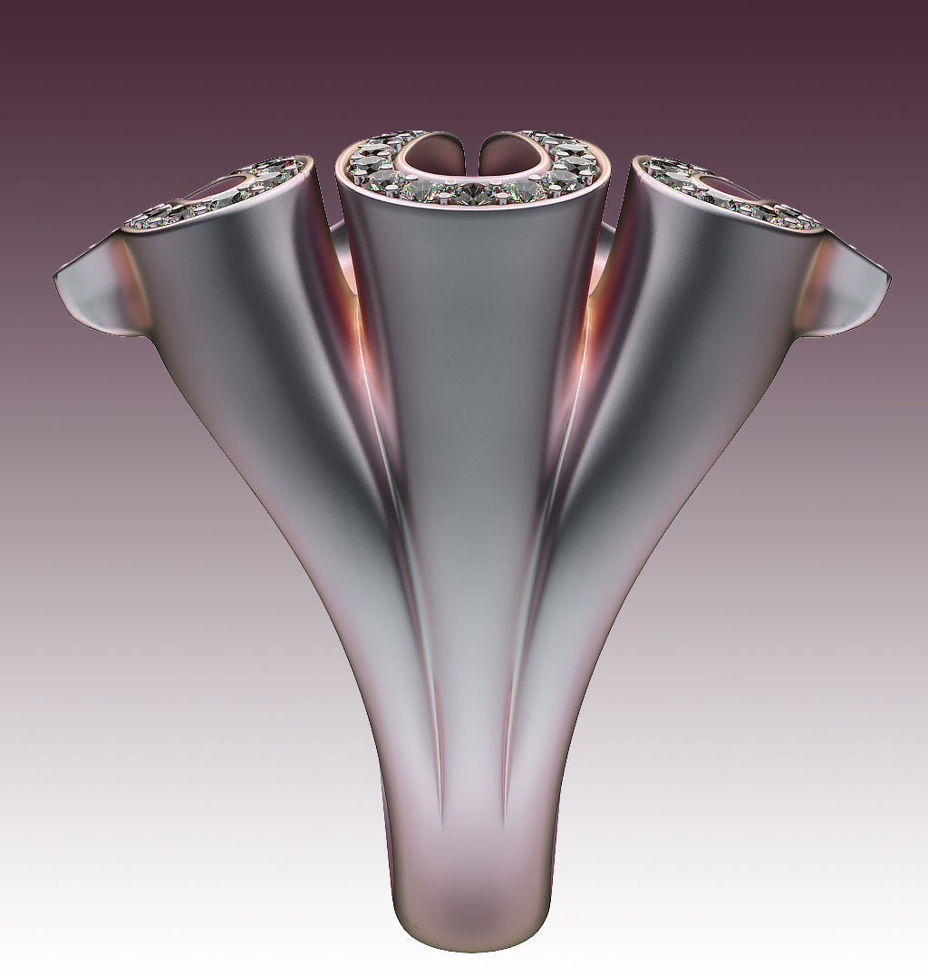 Ring Wave 3D print model_7