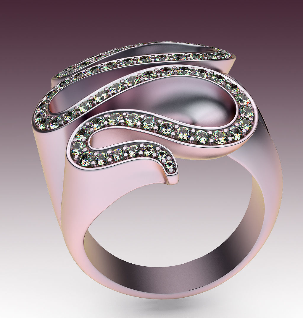 Ring Wave 3D print model_4