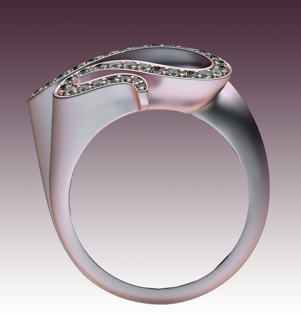 Ring Wave 3D print model_5