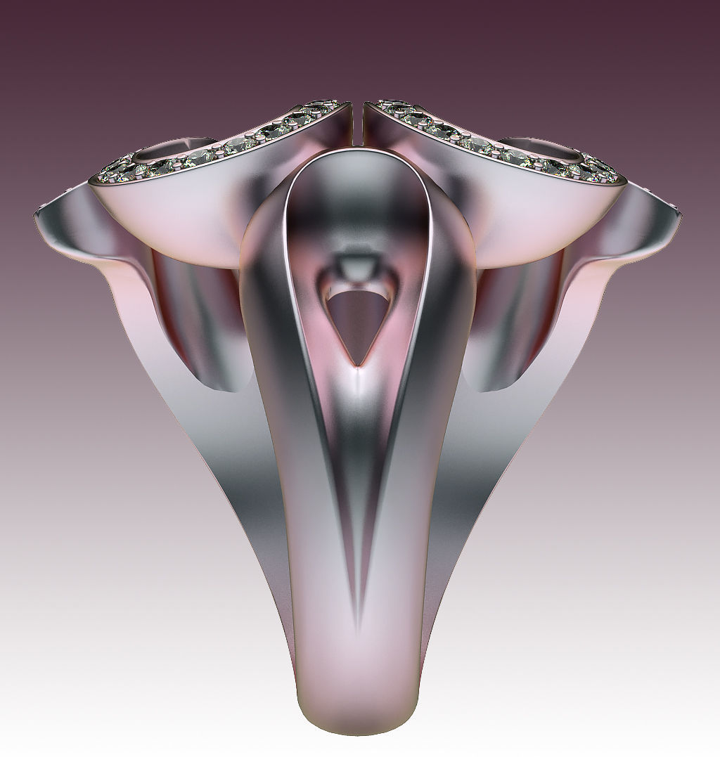 Ring Wave 3D print model_6