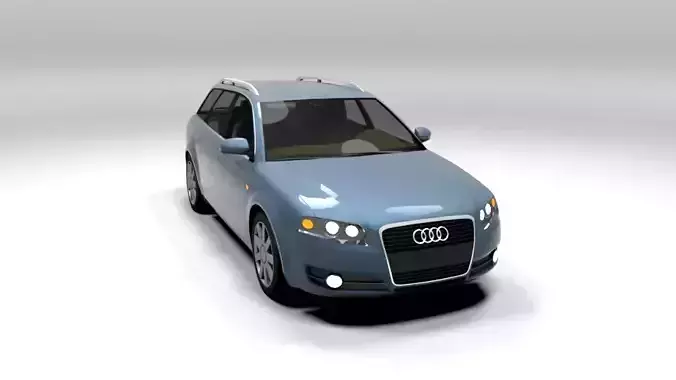 AUDI A4 2005 AVANT LOWPOLY