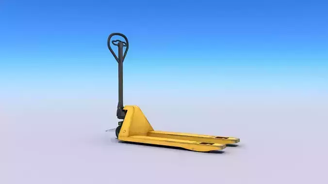 Pallet Jack Low-poly 3D model