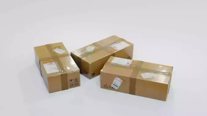 Wrapped Cardboard box