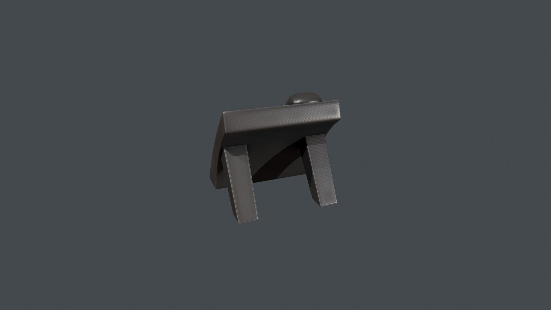 Office Phone Low-poly 3D model_6