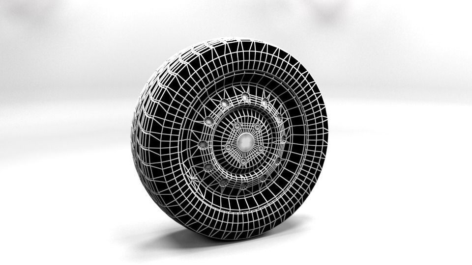 STEEL RIM 3D model_1