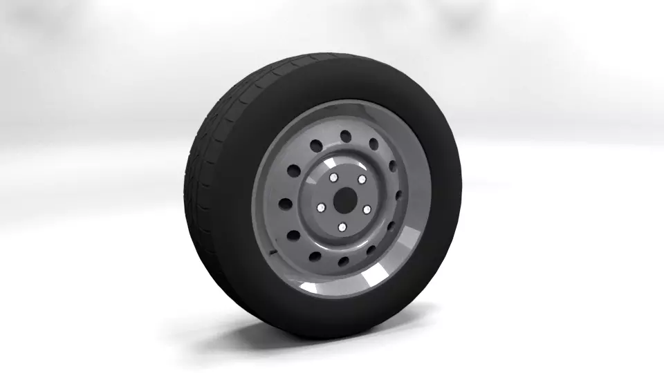 STEEL RIM 3D model_0