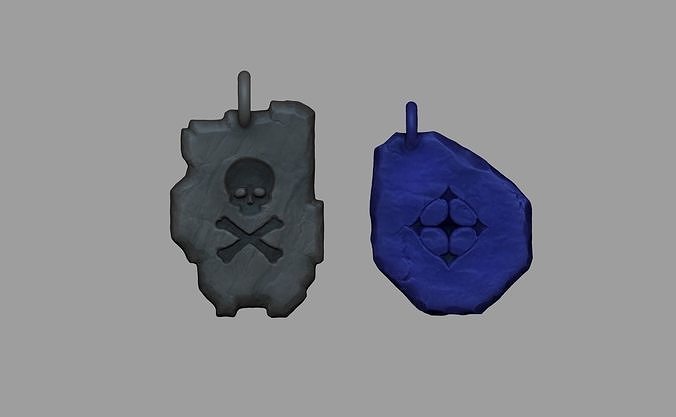Tibia Miniature Runes - SD UH Keychain 3D print model