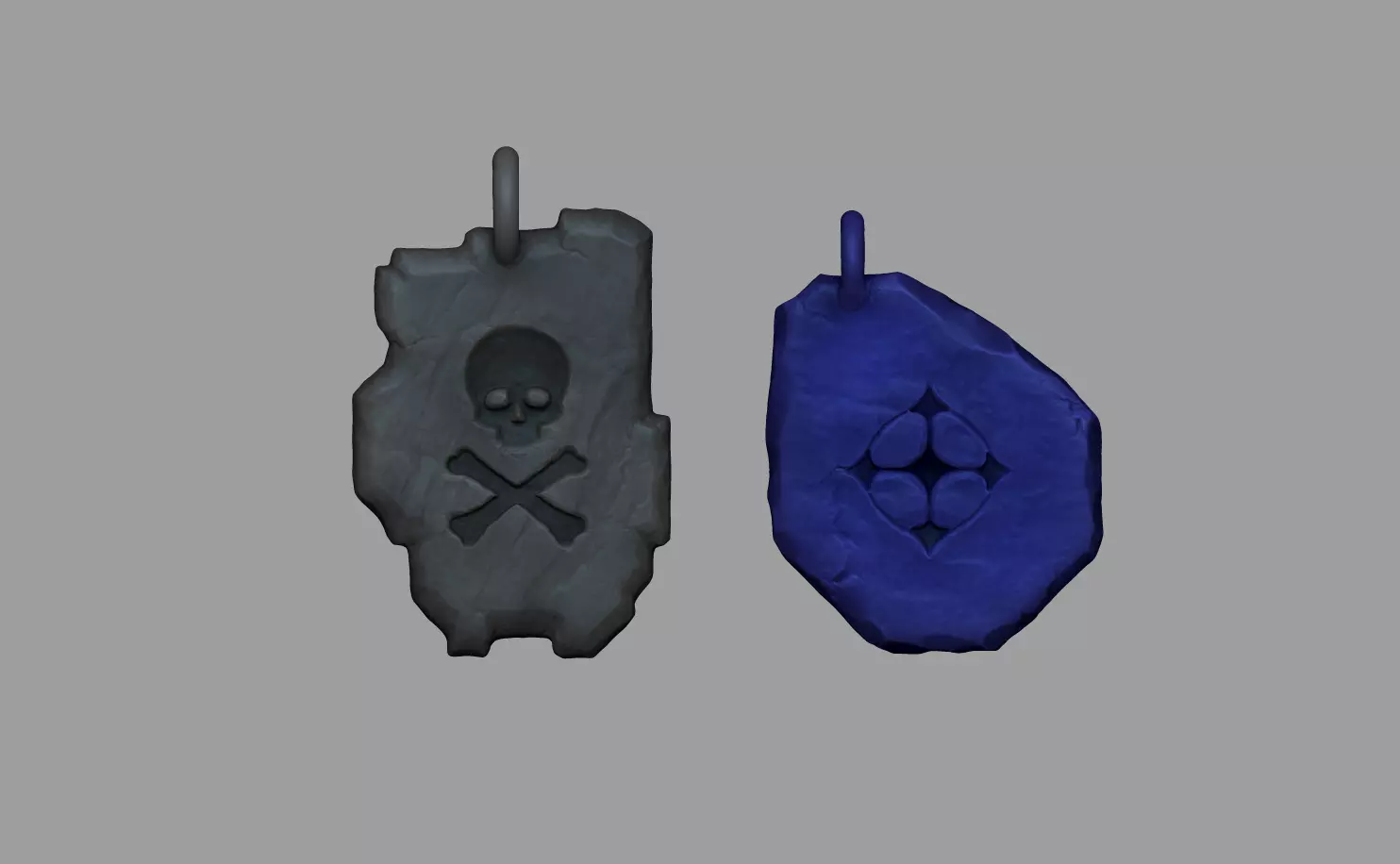 Tibia Miniature Runes - SD UH Keychain 3D print model_0