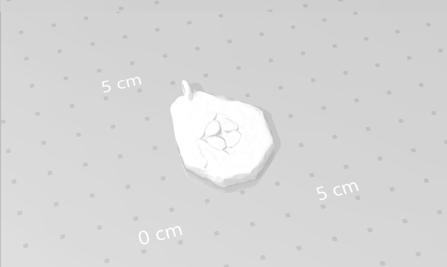 Tibia Miniature Runes - SD UH Keychain 3D print model_8