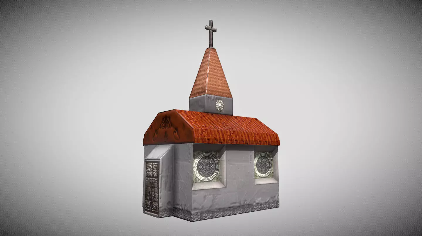 Church Lowpoly Free low-poly 3D model