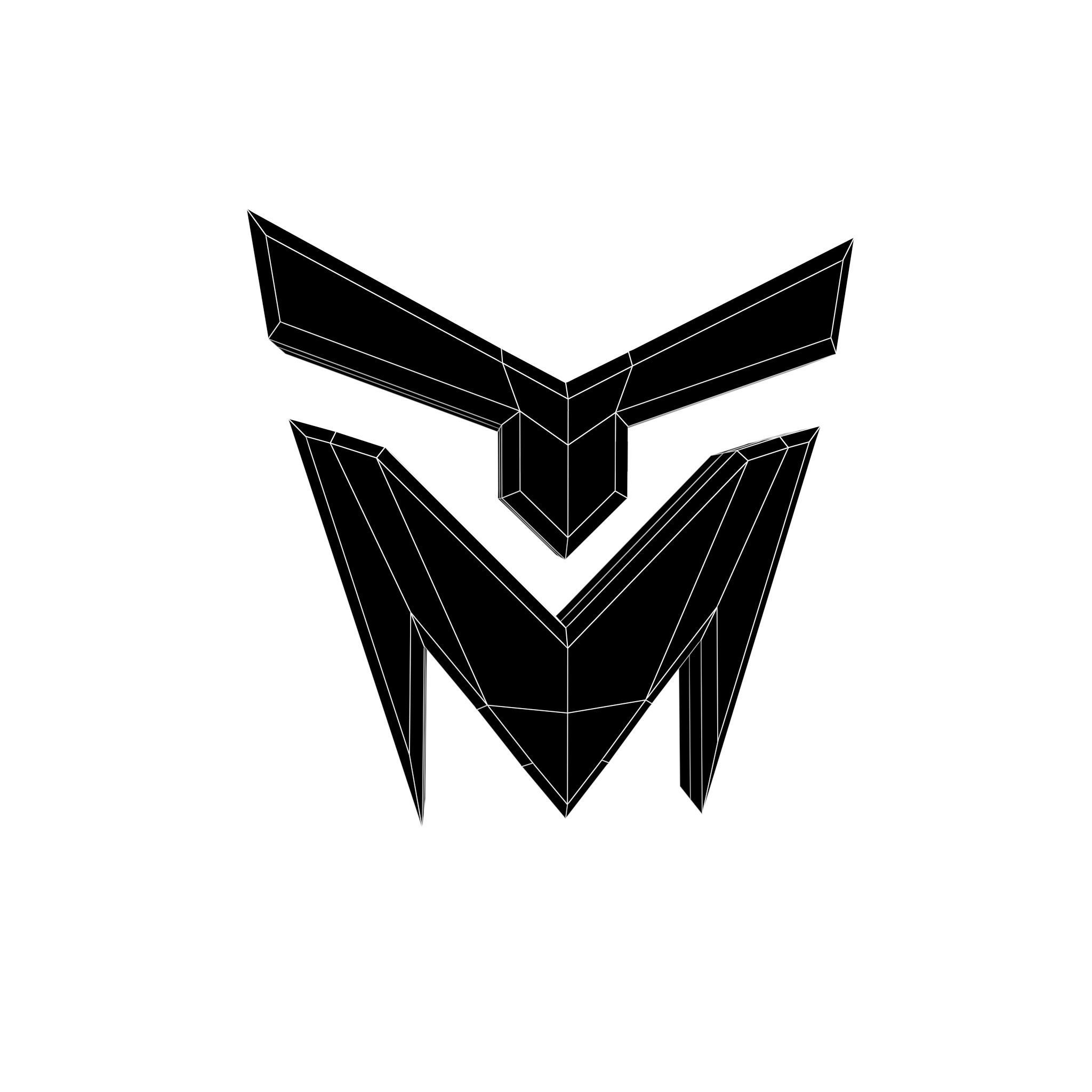 Simple Emblem v1 001 Low-poly 3D model_4