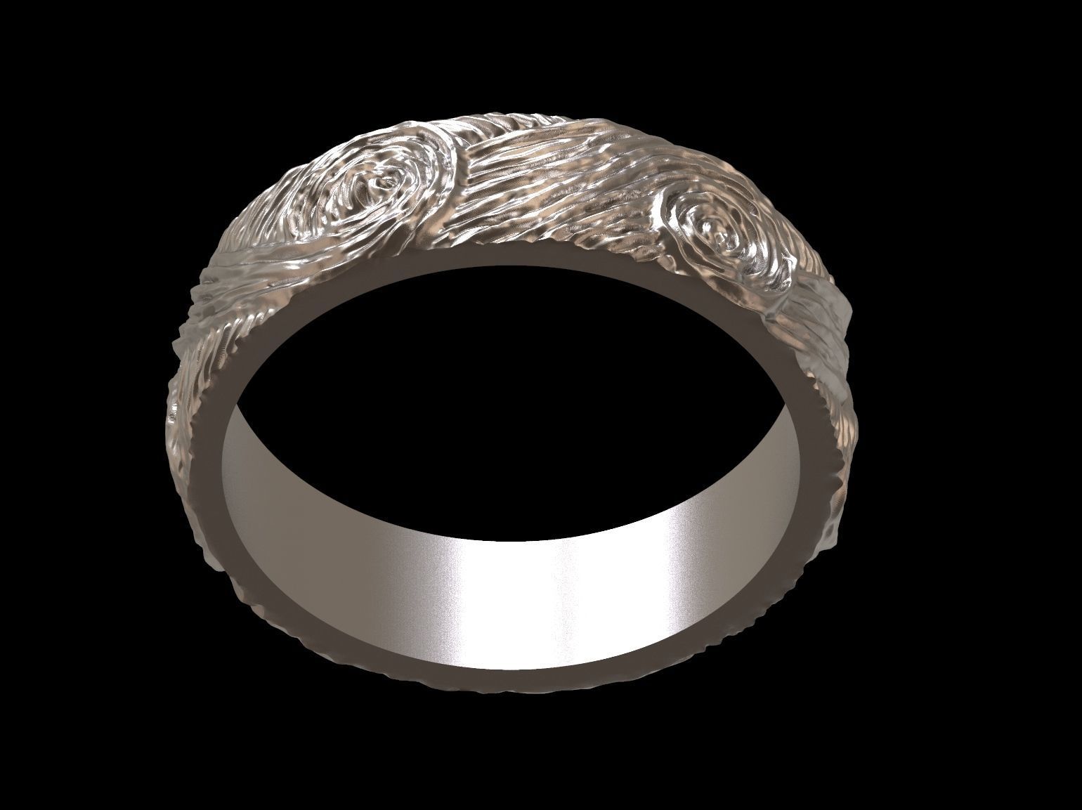 Wedding rings Van Gogh 3D print model 3D print model_40