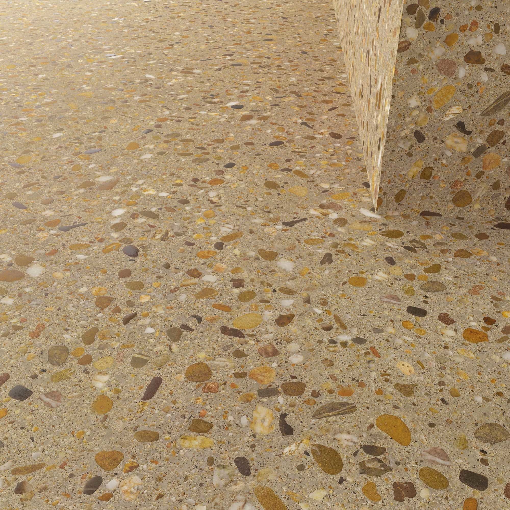Terrazzo PANDOMO 3D model_2