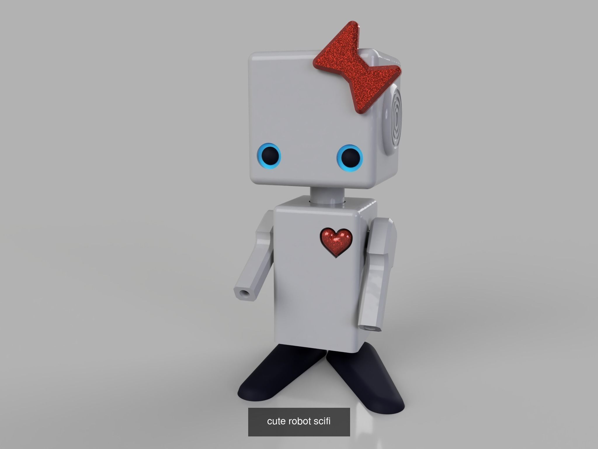 CUTE robot 3D Model Collection_1