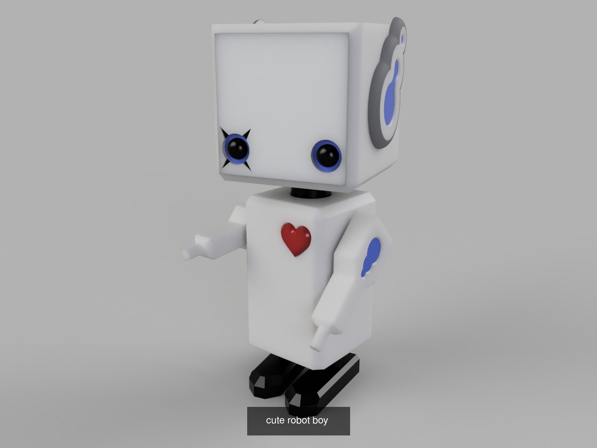 CUTE robot 3D Model Collection_2