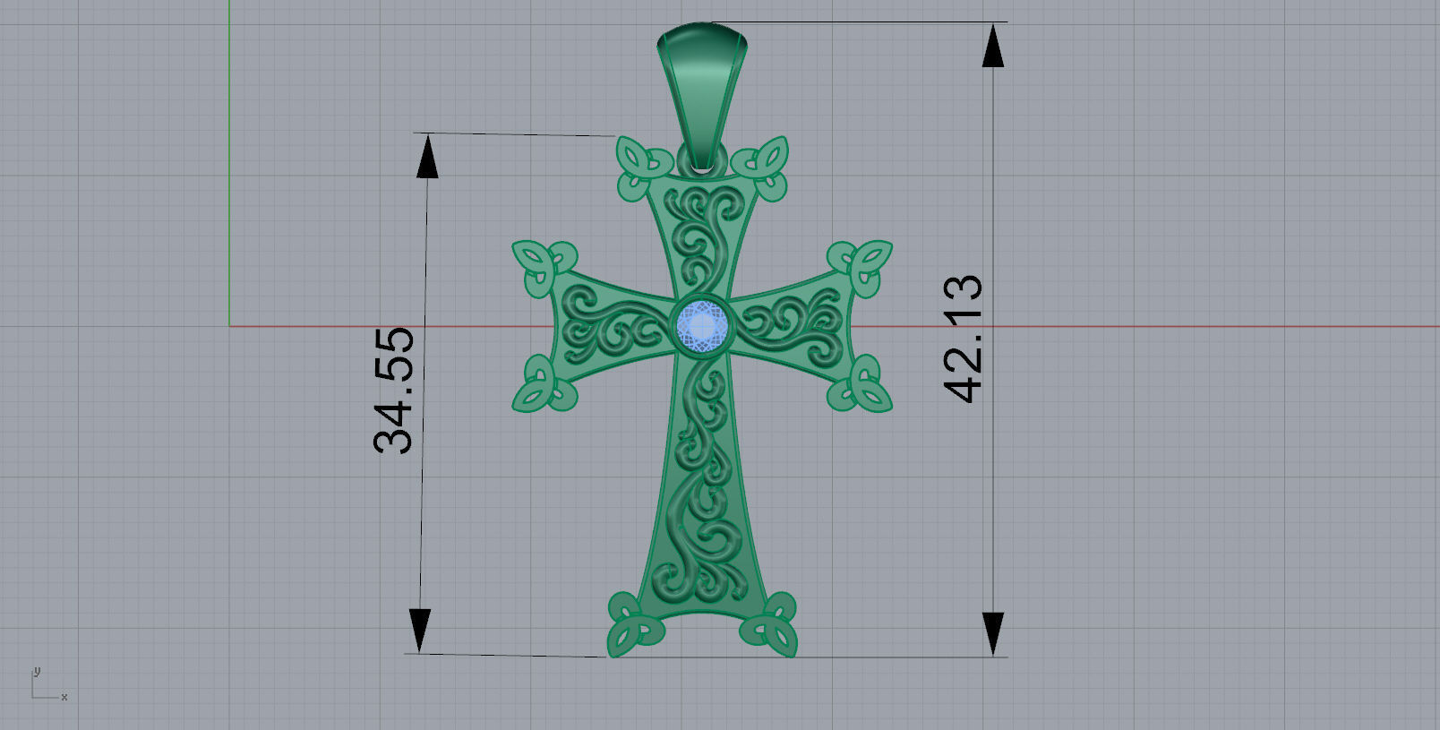 AM CROSS 3D print model_4