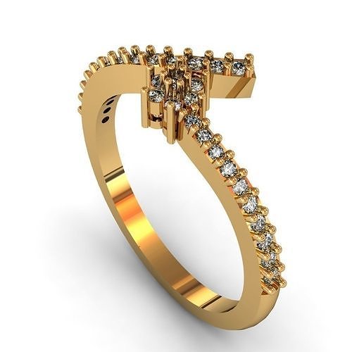 Engagement Ring 51 3D model