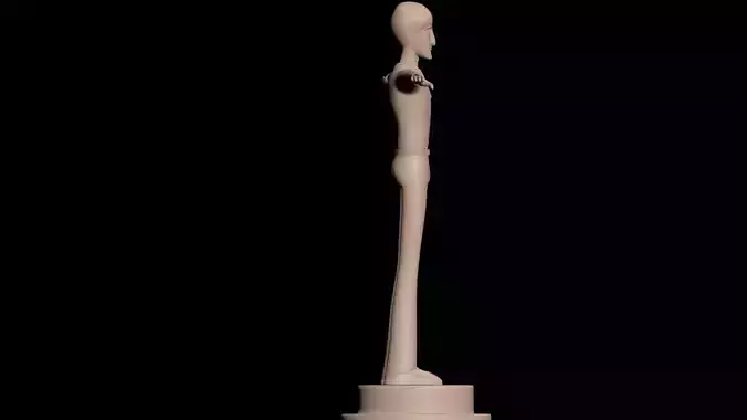 cartoon hunter  3D model