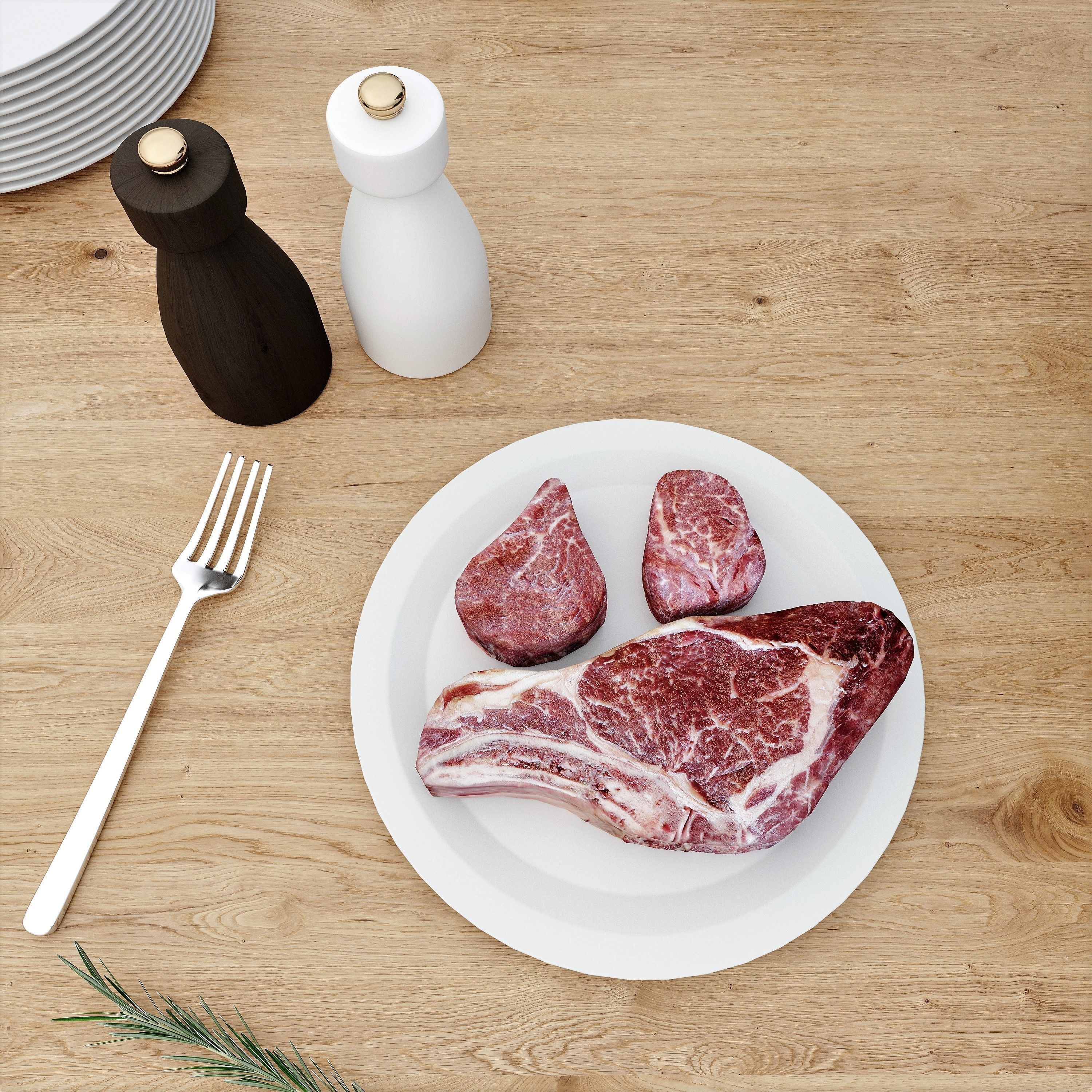 Kamado grill 2 3D model_6