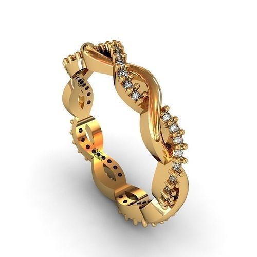 Engagement Ring 53 3D model