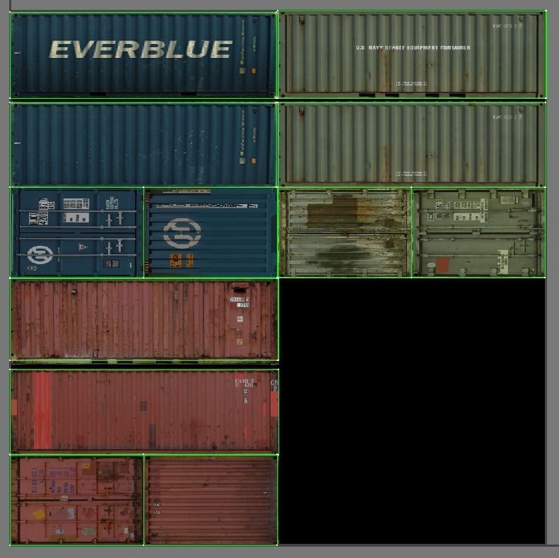 Cargo Ship - low poly Low-poly 3D model_7