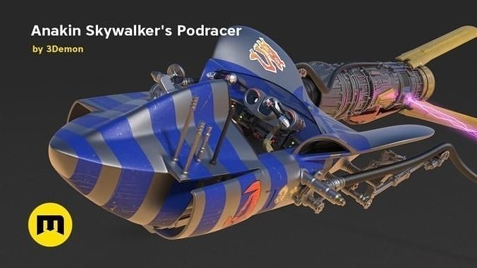 Anakin Skywalkers Podracer 3D print model