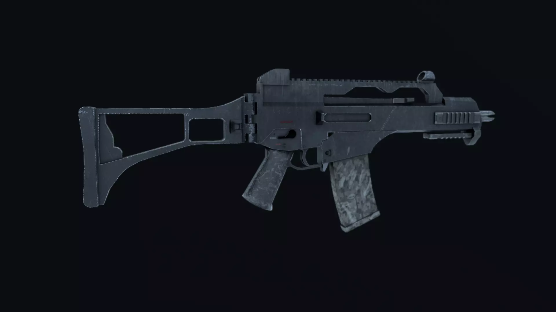 G36C WEAPON Low-poly 3D model_0