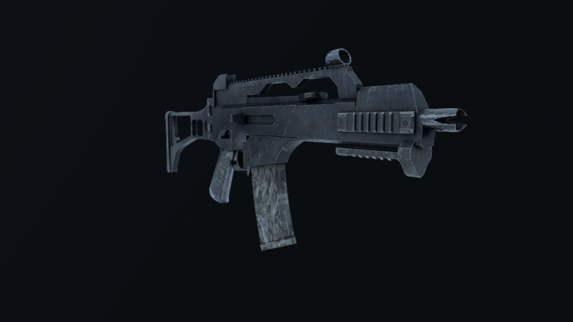 G36C WEAPON Low-poly 3D model_6