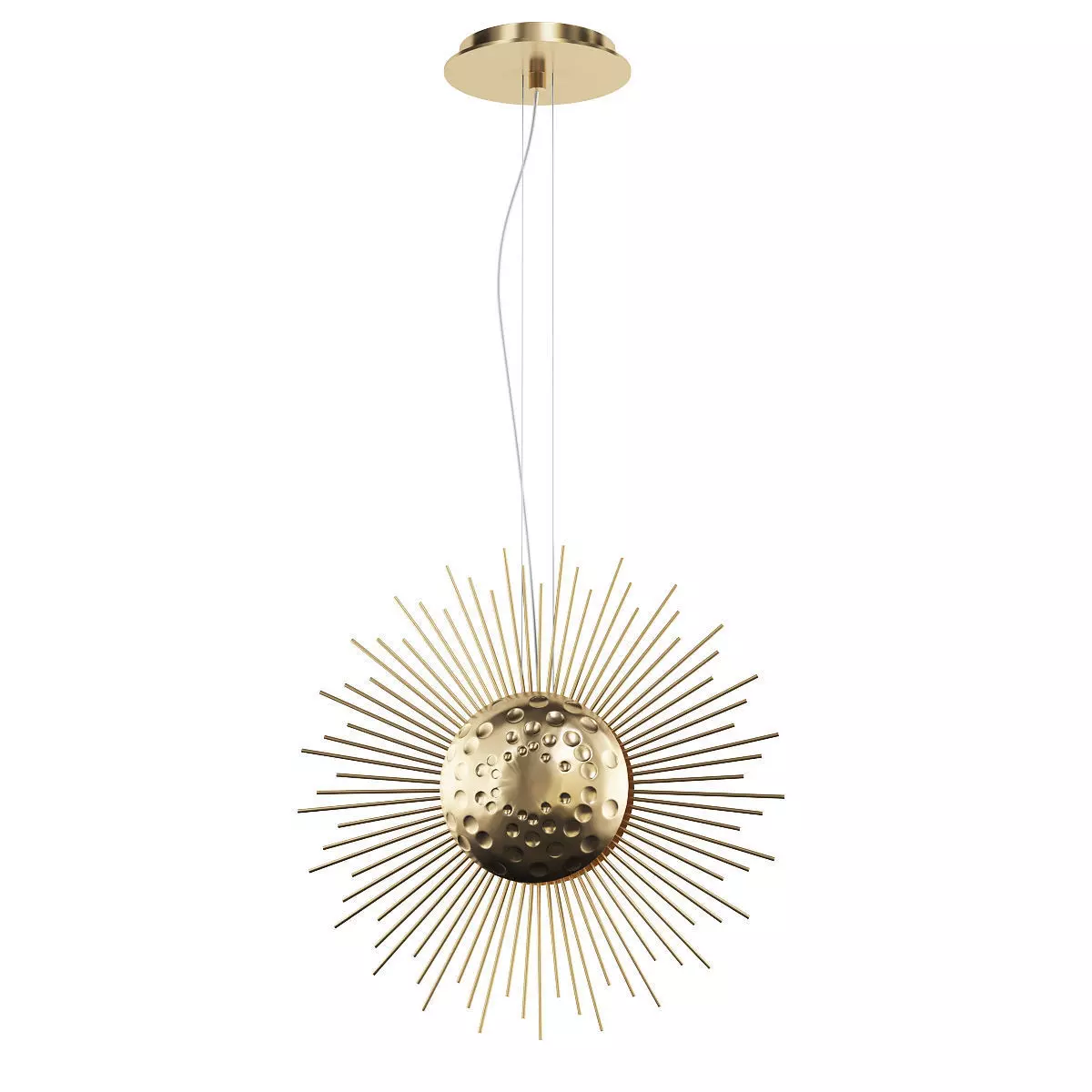 SUN chandelier 3D model_0
