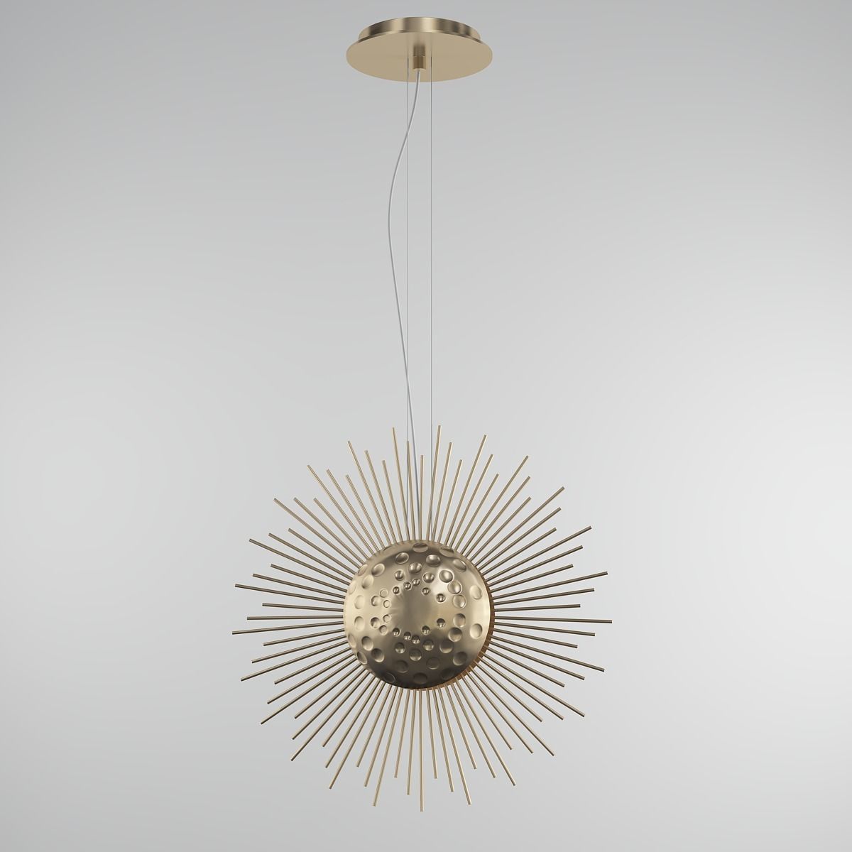 SUN chandelier 3D model_4