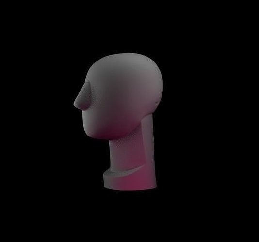 Round Head - John Asaro 3D model
