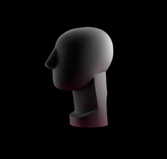Round Head - John Asaro 3D model_7