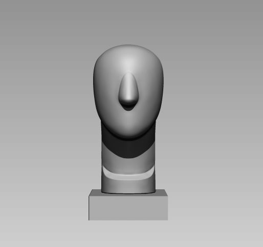 Round Head - John Asaro 3D model_10