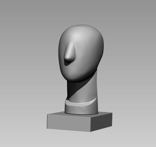 Round Head - John Asaro 3D model_9