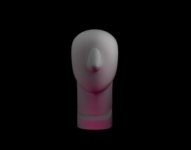 Round Head - John Asaro 3D model_3