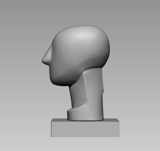Round Head - John Asaro 3D model_11