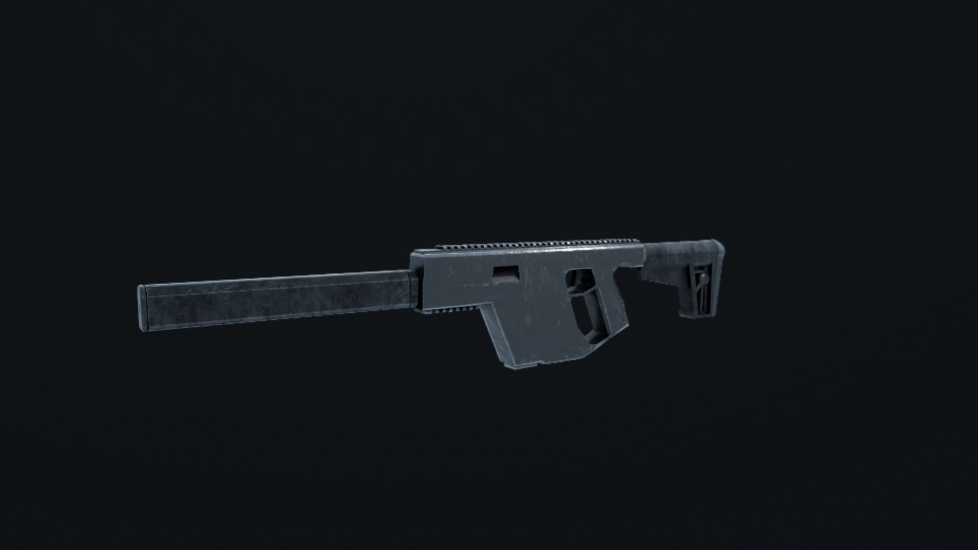 KRISS VECTOR Free low-poly 3D model_2
